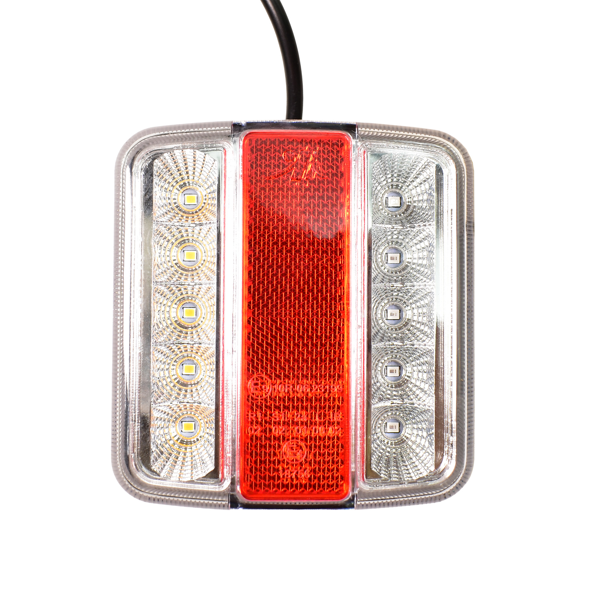 Zestaw lamp do przyczepki, przewód 7,5 m, 7 pinowa, LED TB-30-LED