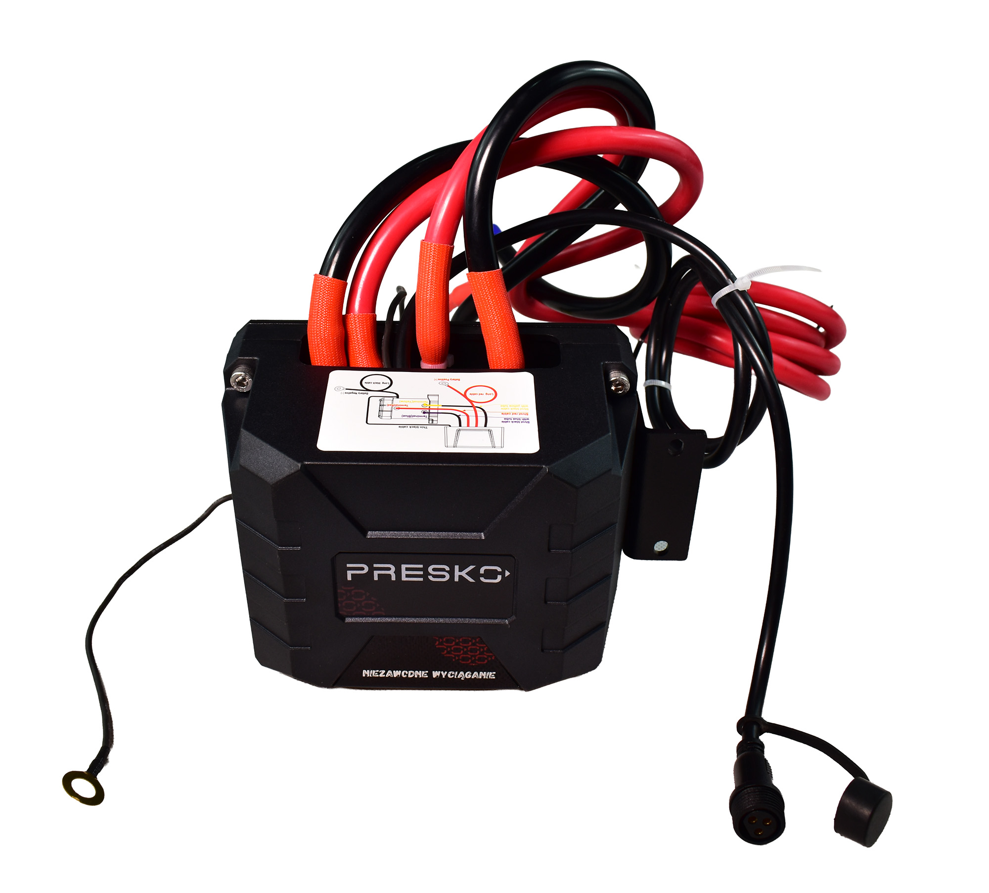 Wyciągarka elektryczna Presko RAPTOR 13.5 12V 13500 LBS 6 TON Puszka_sterujaca_RAPTOR_13.5