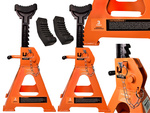Car supports jack Stand stands double lock 2pcs