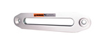 Aluminum sliding guide for synthetic rope 