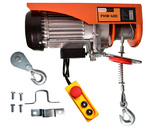 Electric winch 400kg wire rope 18m 230V