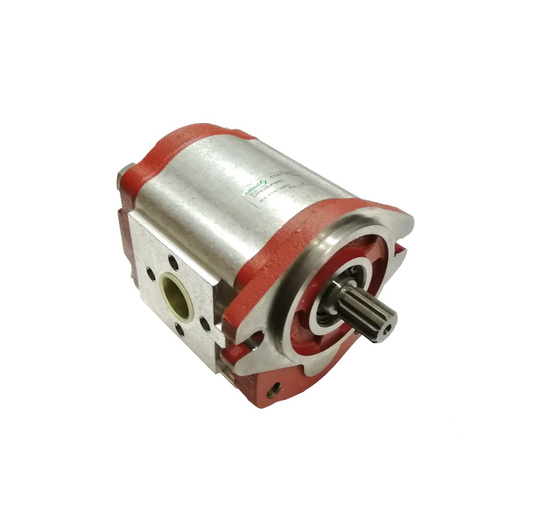 Aluminum gear pump, group 2.5, 2.5PB28D-P54S2 type SAE A 2 bolts