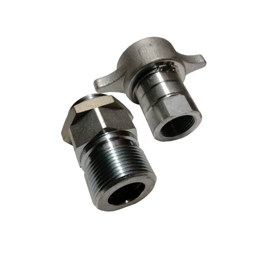 Quick Coupling twisted 1" - set