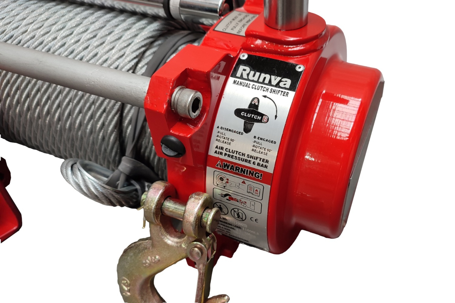 RUNVA Winch Hydraulic HWN11000Y2D + roller fairlead