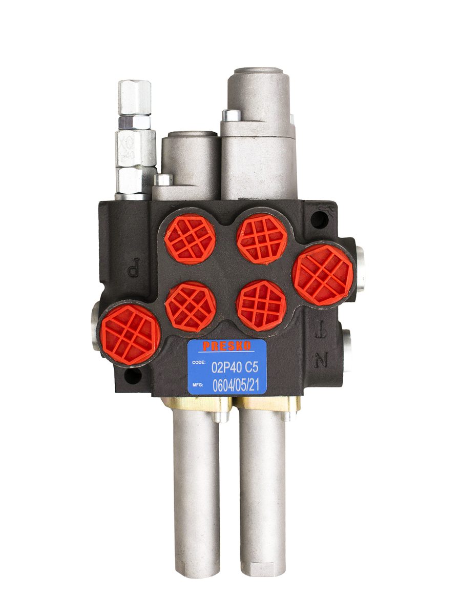 PRESKO Directional Control Valve, 2-way, 40 l, cable control, float position