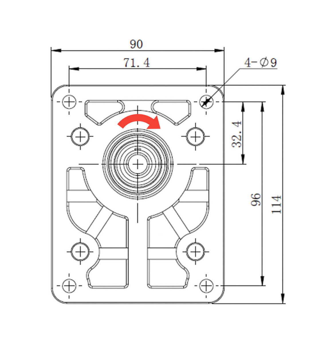 PRESKO Gear Pump, 6 cm3/rev., group 2PE