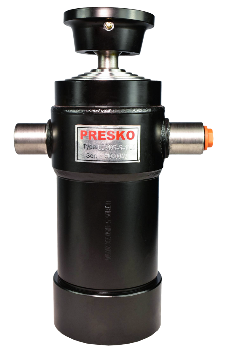 PRESKO Hydraulic Cylinder 1050 mm with brackets