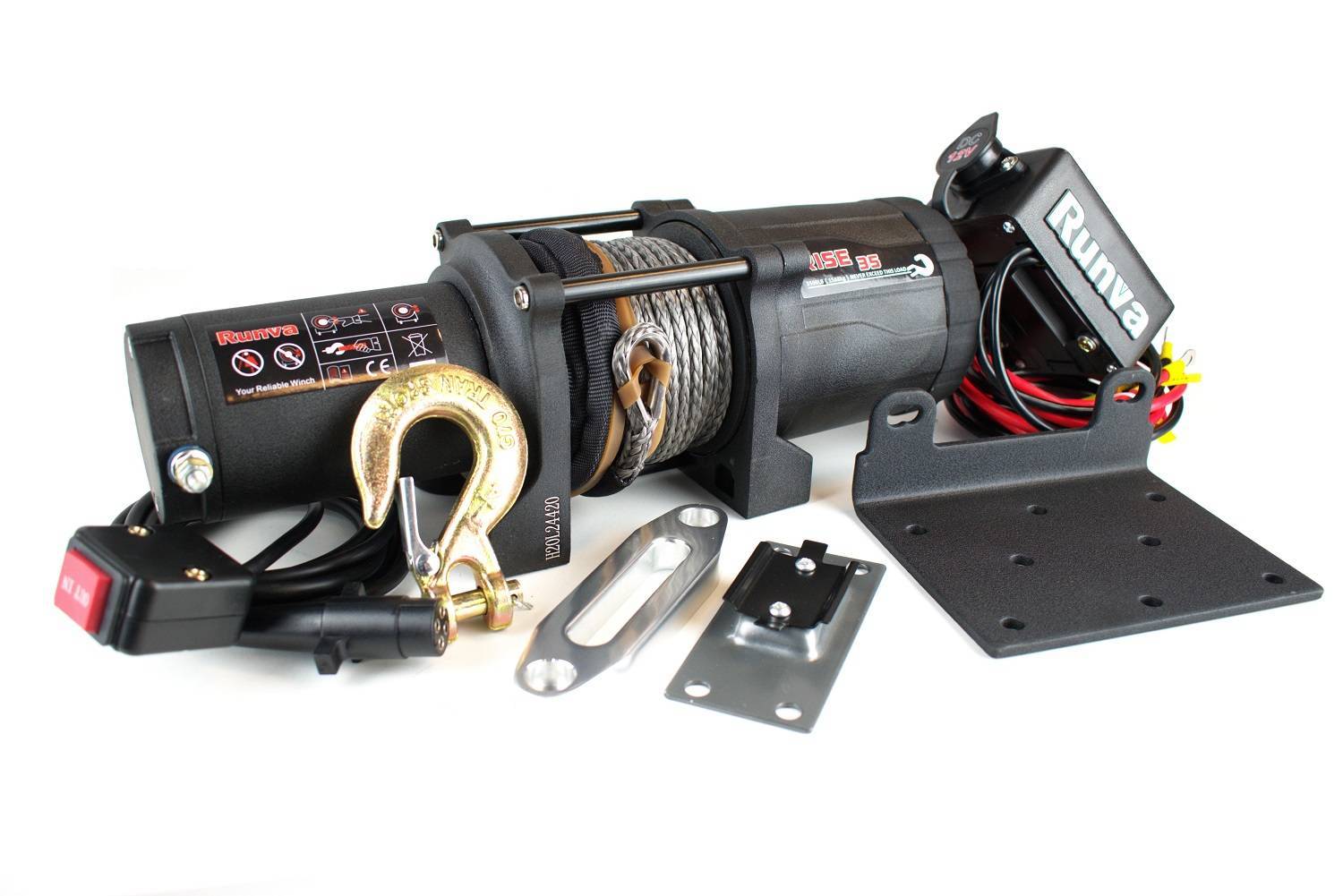 RUNVA Electric Winch RISE35-S,  12V 