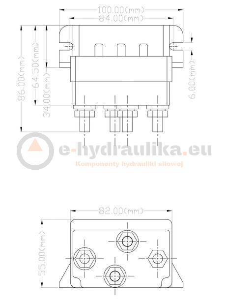 Electric winch relay contactor 400A