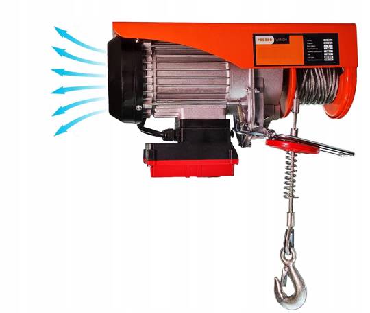 Winch 800kg 230V wireless control