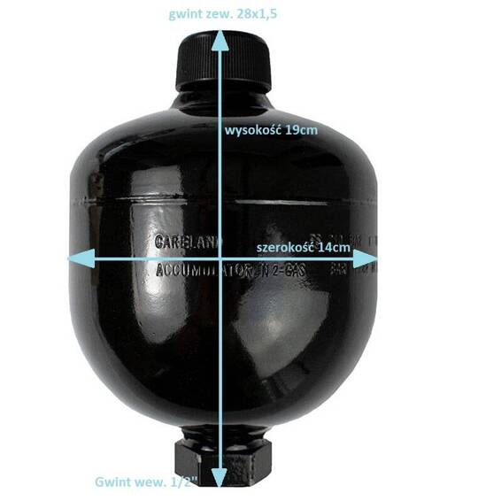 Hydroakkumulator 1l 1/2''