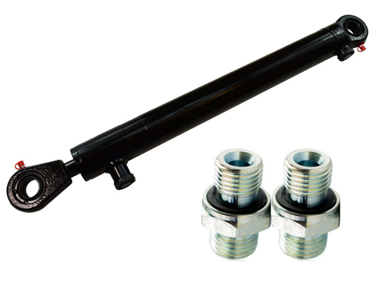 Hydraulikzylinder 40-22-350 schlaganfall 350mm gefaltete Länge 560mm + Nippel