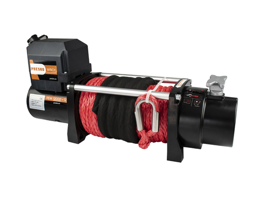 Wyciągarka Presko Winch z liną syntetyczną - PEW12000 12V - 5,5T - 12000lbs