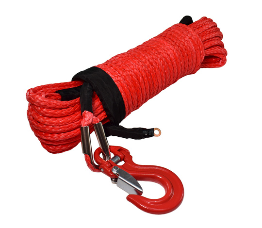 Synthetic rope 12 mm x 25 m for winches