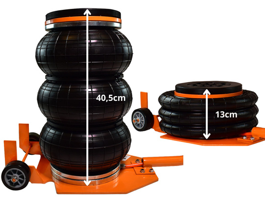 Podnośnik pneumatyczny poduszkowy poduszka bałwanek 3,5T + guma w zestawie