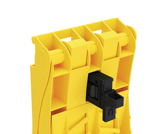 ORIGAMY E53 single folding wedge holder, 107 mm plastic