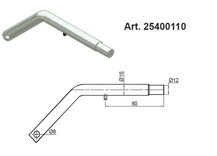 Tipping ball end set ⌀ 50