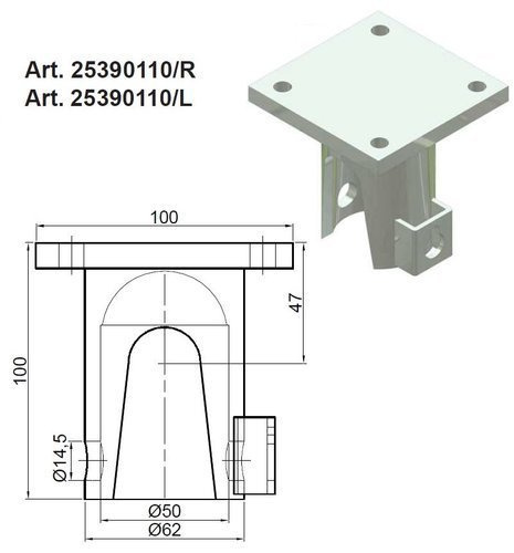 Tipping ball end set ⌀ 50