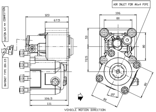 Przystawka odbioru mocy PTO P86Z5P15294 EATON-FULLER NISSAN SCANIA VOLVO ZF