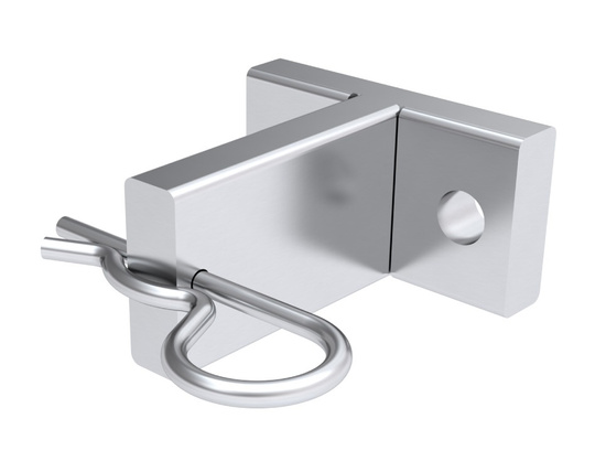 Uchwyt pojedynczego klina składanego ORIGAMY aluminium anodowane