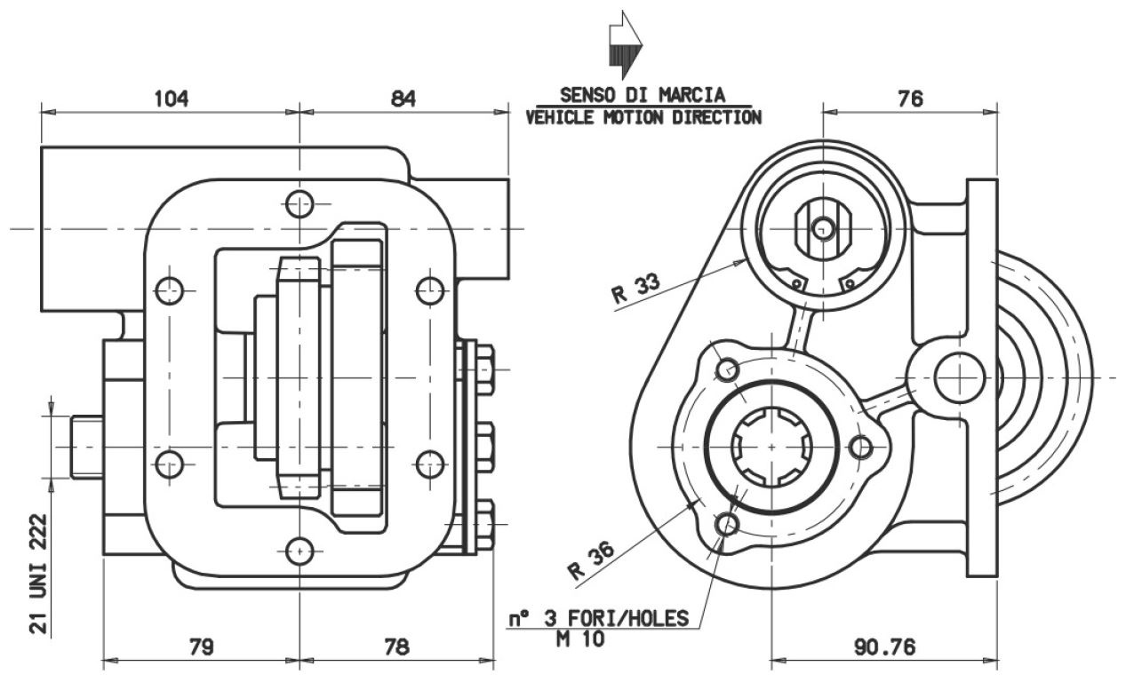 PTO P2241P10201 ZF