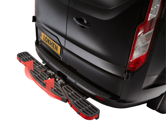 Footstool for VAN PEDDY van with towbar mounting option 3-piece black