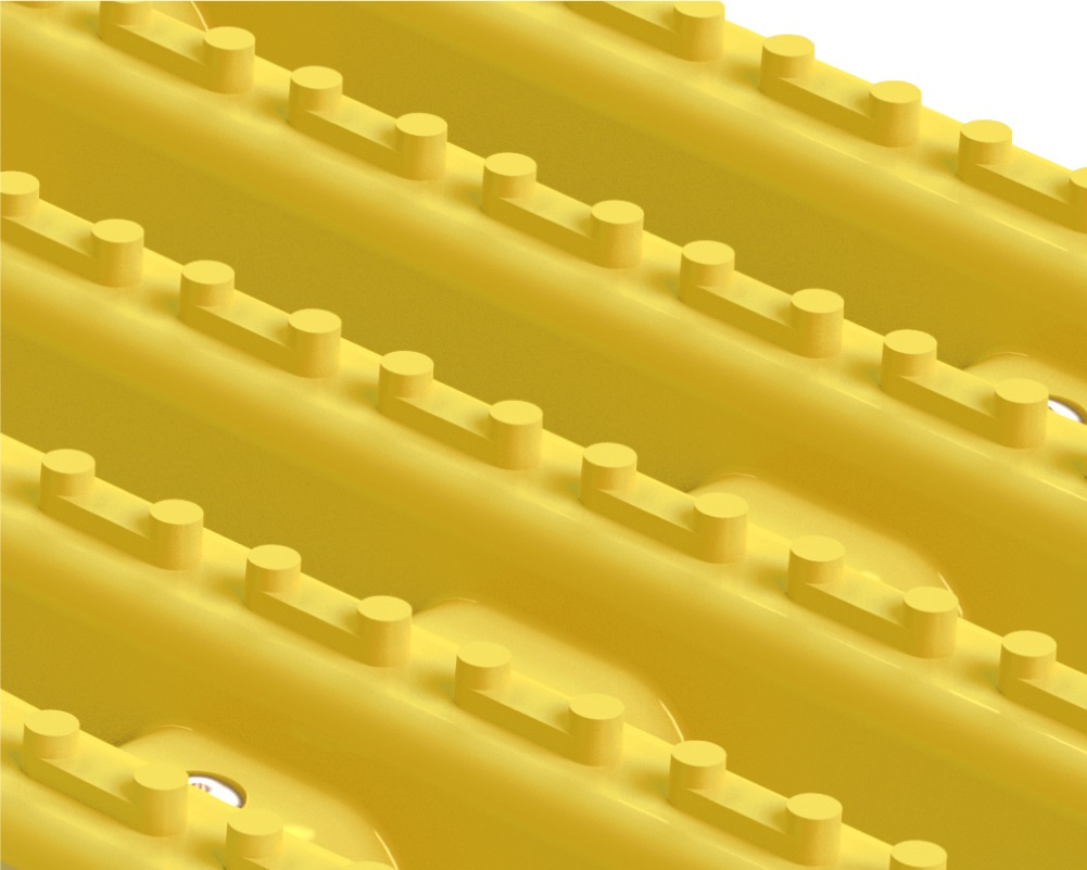 VAN PEDDY 2-part van footstool yellow