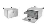 Toolbox stainless steel + aluminum Premium Bawer E4 153 max load 60kg