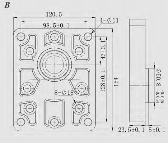 PRESKO Gear Pump  40 cm3/rev., group 3