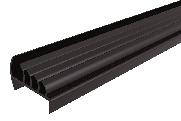 PVC/Gummi-Dichtung für Kühlhäuser L=26 mm, B=65 mm, H=21 mm, P=18 mm, A=15 mm