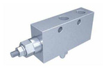 Single through-valve