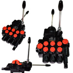 Hydraulik-steuerventil PRESKO 3-teilig 40l gesteuert durch Joystick und Hebel