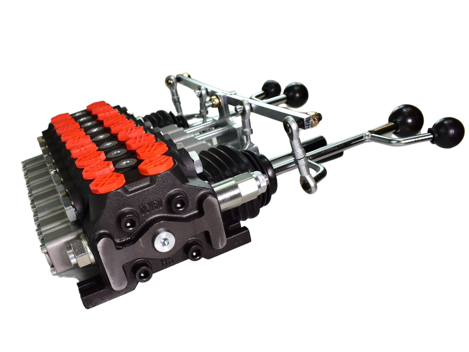 Hydraulik-steuerventil 8-teilig 60l ROGER ideal für Forstmaschinen