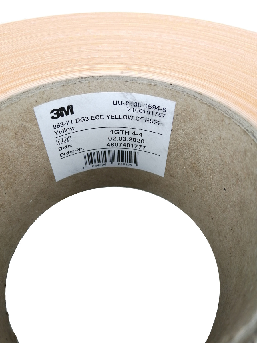 3M PREMIUM class confront loaderowa tape Yellow