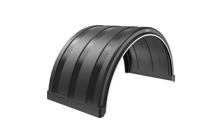 Polyethylene fenders, semicircular, heavy duty