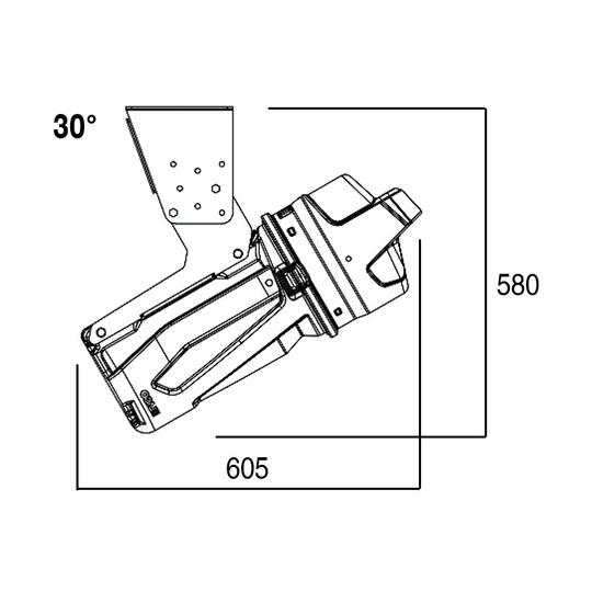 LAGO fire extinguisher box + mounting bracket