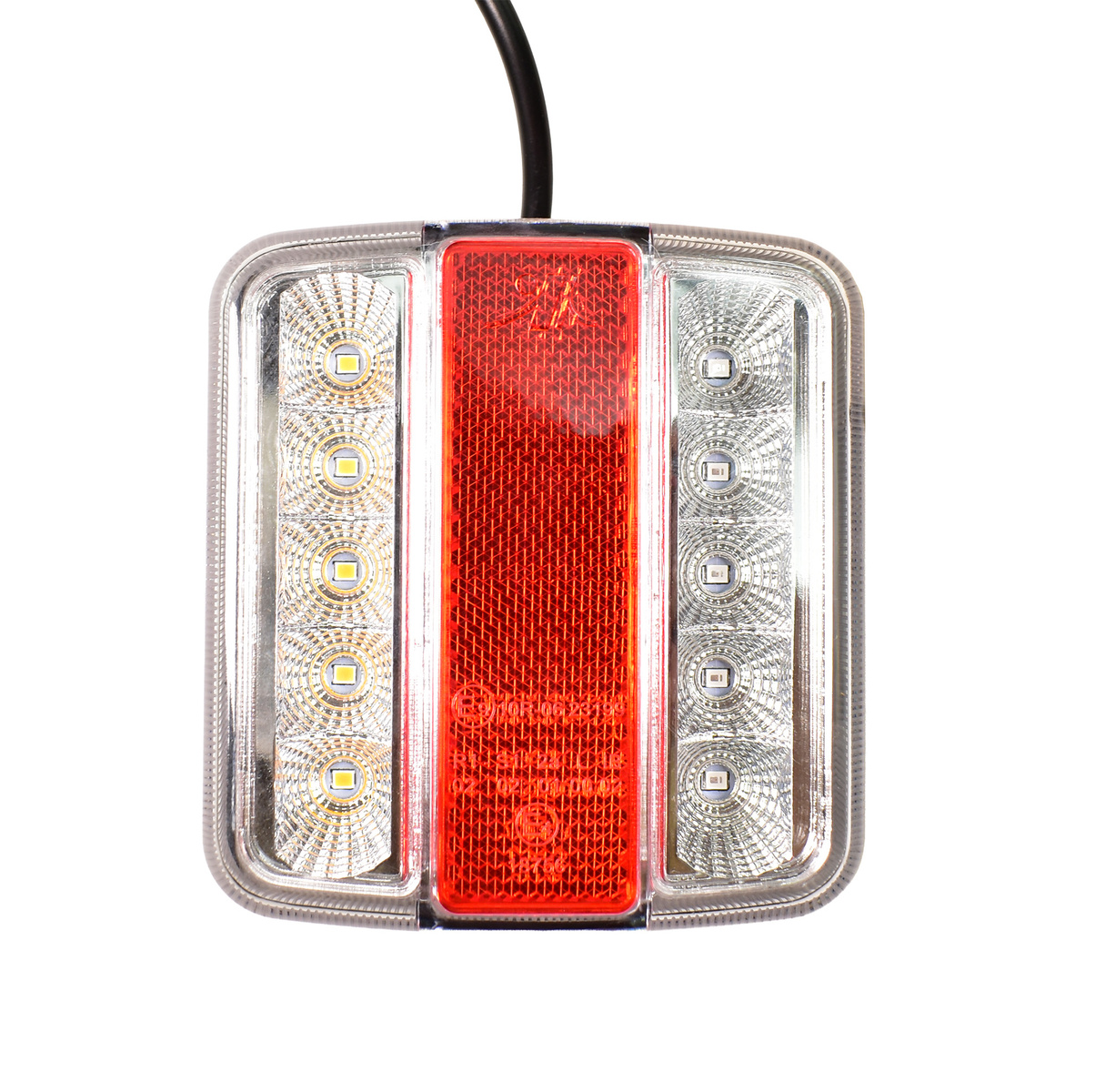 Zestaw lamp do przyczepki, przewód 7,5 m, 7 pinowa, LED