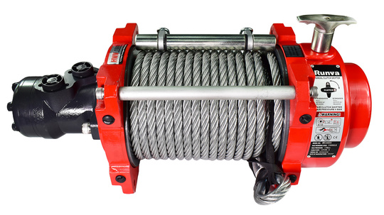 Hydraulic winch 6.8T industrial 15000lbs 26.5m