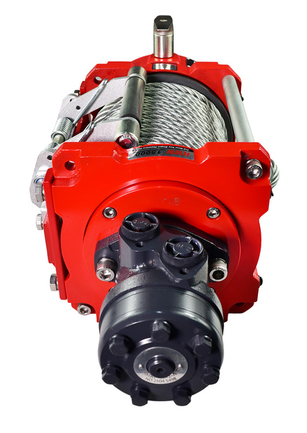 Hydraulic winch 6.8T industrial 15000lbs 26.5m