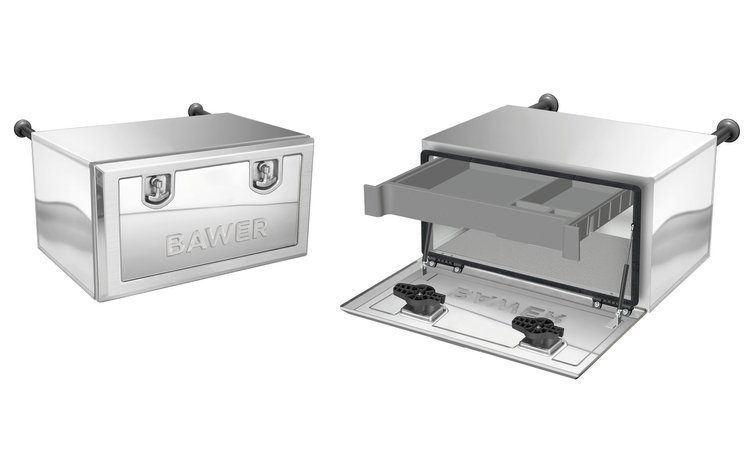 Skrzynka narzędziowa stal nierdzewna Premium Bawer E8 303