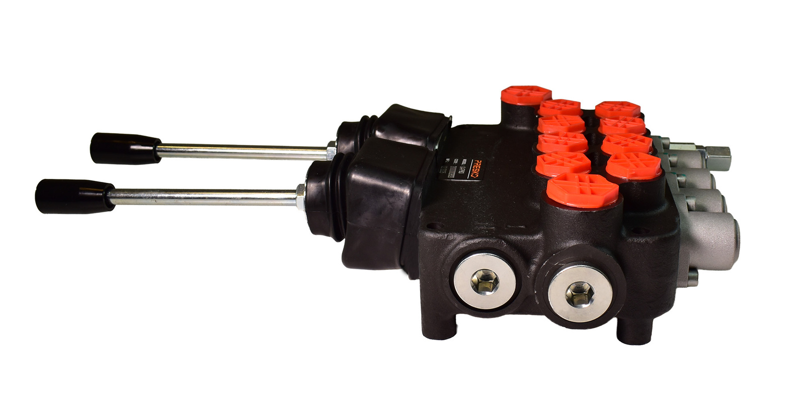 Rozdzielacz hydrauliczny 4 sekcyjny 80l 2x joystick oryginalny Presko