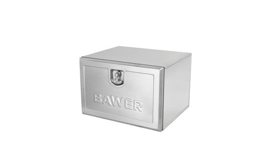 Toolbox stainless steel + aluminum Basic Bawer E4 150 max load 60kg