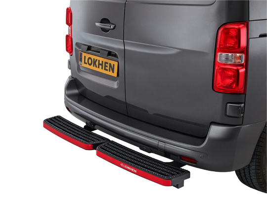 Podnóżek-stopień do furgonetki VAN PEDDY 2-częściowy czarny