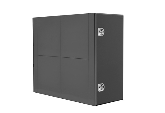 Cockpit box with hinged door