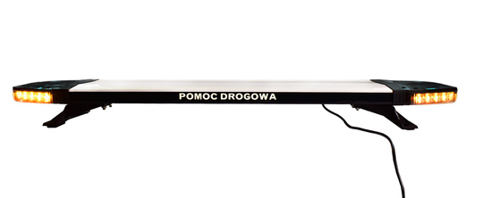 Belka ostrzegawcza stroboskopowa LED Pomoc drogowa 90cm pilot bezprzewodowy
