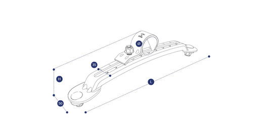 Adjustable galvanized handle