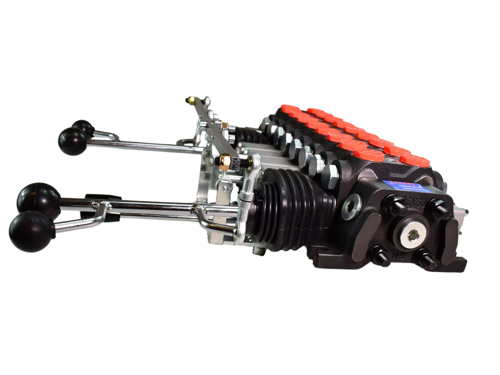 Hydraulik-steuerventil 8-teilig 60l ROGER ideal für Forstmaschinen