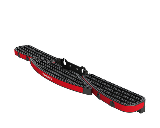 Footstool for VAN PEDDY van with towbar mounting option 3-piece black