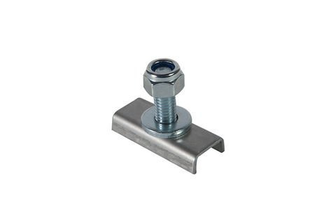 Complete bolt for attaching the aluminum strip