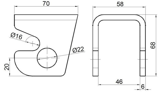 Scharnierhalter 15162720
